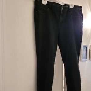 Black denim, skinny jeans, d.jeans brand, size 20W